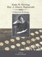 Kate Herring Highsmith: Collected Writings