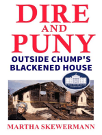 DIRE AND PUNY: Outside Chump's Blackened House