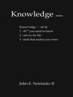 Knowledge - Advice for LIfe