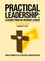 Practical Leadership: Lessons from an Average Leader
