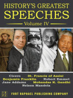 History's Greatest Speeches - Volume IV