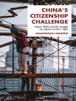China's citizenship challenge: Labour NGOs and the struggle for migrant workers' rights