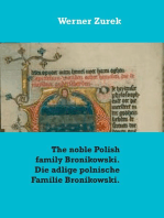 The noble Polish family Bronikowski. Die adlige polnische Familie Bronikowski.