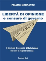 Libertà di opinione e censure di governo: Il giornale diocesano L'Ortobene durante il regime fascista
