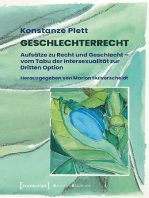 Geschlechterrecht: Aufsätze zu Recht und Geschlecht - vom Tabu der Intersexualität zur Dritten Option