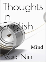 Thoughts In English: Mind