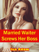 Married Waiter Screws Her Boss