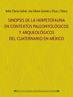 Sinópsis de la herpetofauna en contextos paleontológicos y arqueológicos del cuaternario en México