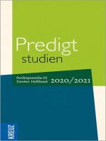 Predigtstudien 2020/2021 - 2. Halbband: Perikopenreihe III