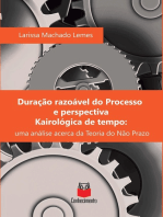 Duração razoável do processo e perspectiva kairológica de tempo: uma análise acerca da Teoria do Não Prazo