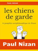 Les Chiens de garde: le pamphlet antiphilosophique de Nizan