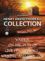 Henry David Thoreau Collection. Illustrated: Walden, On the Duty of Civil Disobedience, Walking, and Cape Cod