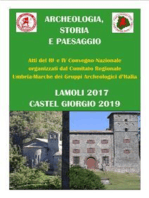 Archeologia, storia e paesaggio: Atti III e IV convegno