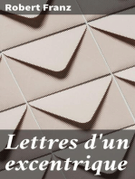 Lettres d'un excentrique