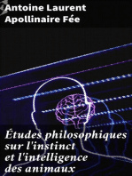 Études philosophiques sur l'instinct et l'intelligence des animaux