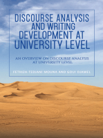 Discourse Analysis and Writing Development at University Level: An Overview on Discourse Analysis at University Level