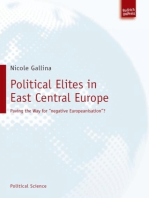 Political Elites in East Central Europe: Paving the Way for "Negative Europeanisation"?