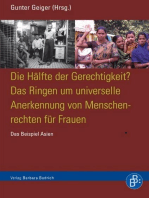 Die Hälfte der Gerechtigkeit? Das Ringen um universelle Anerkennung von Menschrechten für Frauen: Das Beispiel Asien