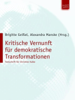 Kritische Vernunft für demokratische Transformationen: Festschrift für Christine Kulke