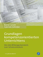 Grundlagen kompetenzorientierten Unterrichtens: Von den Bildungsstandards zum Schulcurriculum