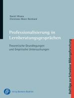 Professionalisierung in Lernberatungsgesprächen: Theoretische Grundlegungen und empirische Untersuchungen