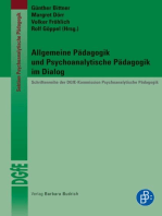 Allgemeine Pädagogik und Psychoanalytische Pädagogik im Dialog