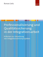 Professionalisierung und Qualitätssicherung in der Integrationsarbeit