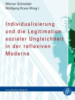 Individualisierung und die Legitimation sozialer Ungleichheit in der reflexiven Moderne