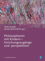 Philosophieren mit Kindern – Forschungszugänge und -perspektiven