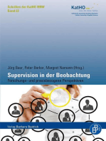 Supervision in der Beobachtung: Forschungs- und praxisbezogene Perspektiven