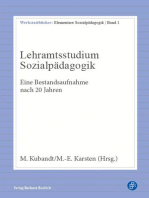 Lehramtsstudium Sozialpädagogik: Eine Bestandsaufnahme nach 20 Jahren