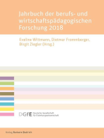 Jahrbuch der berufs- und wirtschaftspädagogischen Forschung 2018