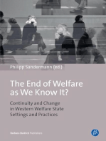 The End of Welfare as We Know It?: Continuity and Change in Western Welfare State Settings and Practices