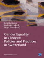 Gender Equality in Context: Policies and Practices in Switzerland