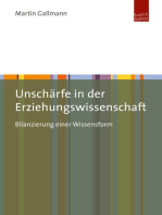 Unschärfe in der Erziehungswissenschaft: Bilanzierung einer Wissensform