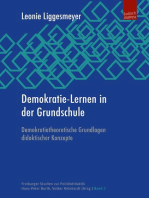 Demokratie-Lernen in der Grundschule: Demokratietheoretische Grundlagen didaktischer Konzepte