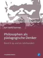 Philosophen als pädagogische Denker: Band II: 19. und 20. Jahrhundert