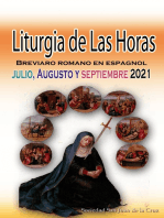 Liturgia de las Horas Breviario romano: En español, en orden, todos los días de julio, agosto, septiembre de 2021