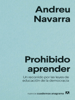 Prohibido aprender: Un recorrido por las leyes de educación de la democracia