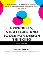 Principles, Strategies, Tools for Design Thinking