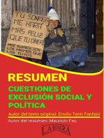 Resumen de Cuestiones de Exclusión Social y Política: RESÚMENES UNIVERSITARIOS
