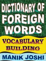 Dictionary of Foreign Words: Vocabulary Building