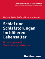 Schlaf und Schlafstörungen im höheren Lebensalter: Grundlagen und Therapiemöglichkeiten