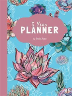 5 Year Planner (2020-2024) (Printable Version)
