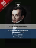 La letteratura italiana nel secolo XIX. Volume terzo. Giacomo Leopardi