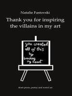 Thank you for inspiring the villains in my art