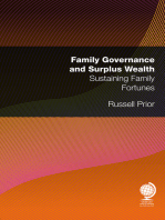 Family Governance and Surplus Wealth: Sustaining Family Fortunes
