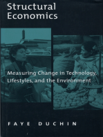 Structural Economics: Measuring Change in Technology, Lifestyles, and the Environment