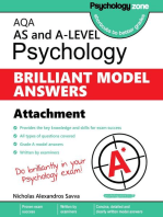 AQA Psychology BRILLIANT MODEL ANSWERS: Attachments: AS and A-level