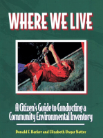 Where We Live: A Citizen's Guide To Conducting A Community Environmental Inventory